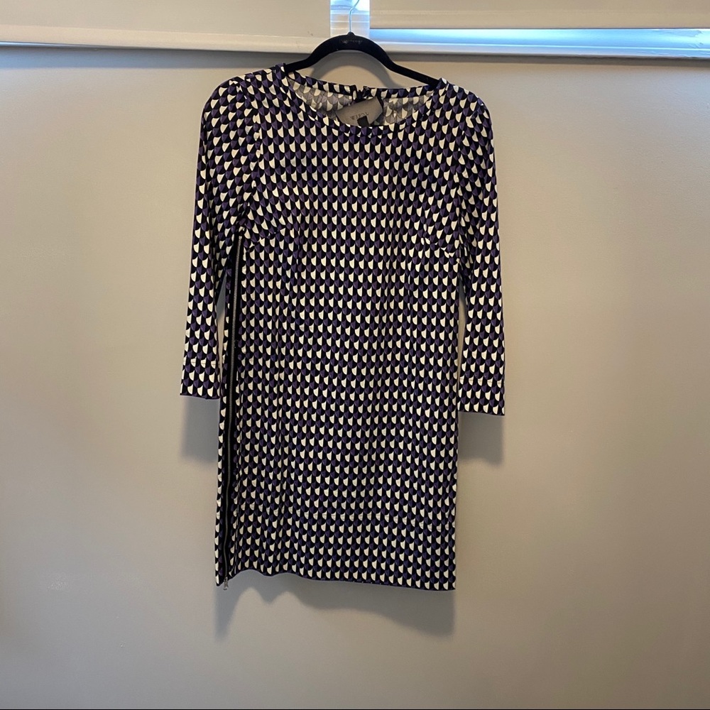 J. Crew Long Sleeve Print Dress Size 0